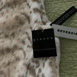 Plush reversible faux fur vest